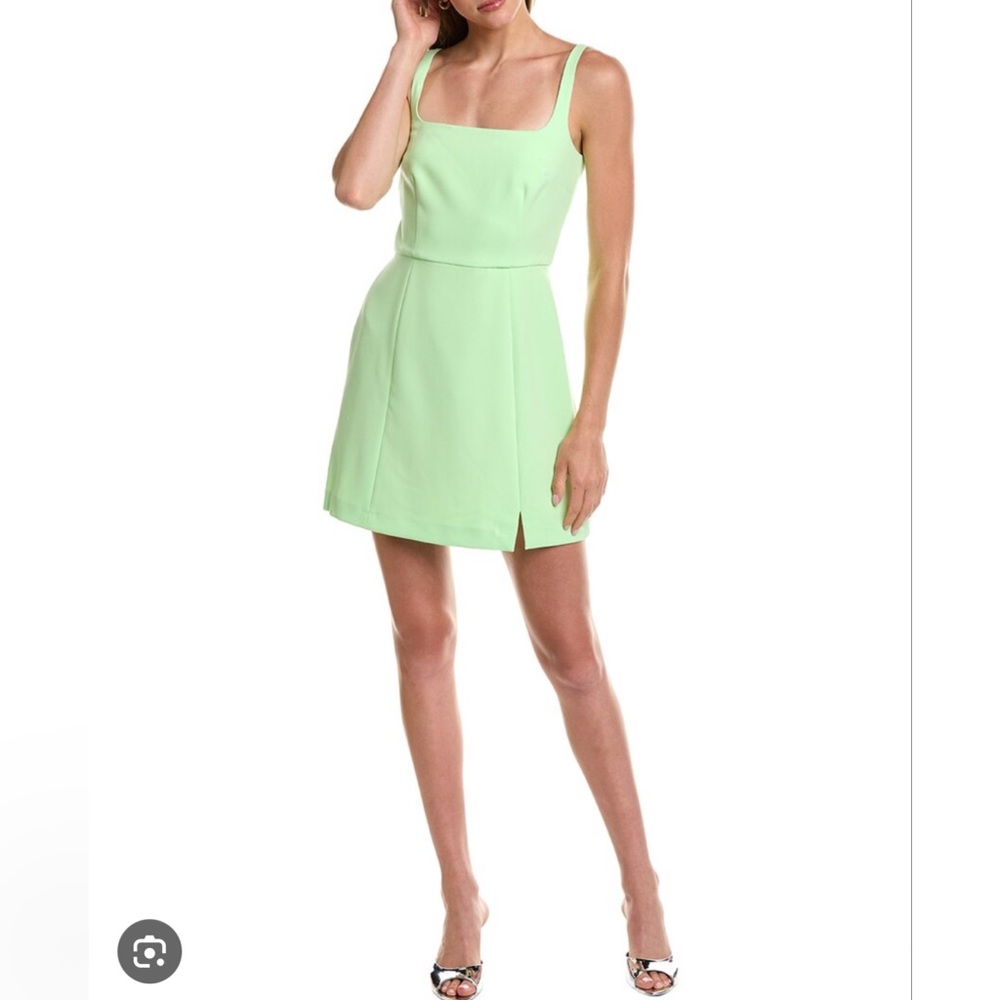 NWOT French Connection Whisper Sleeveless Mini Dress in Paradise Green